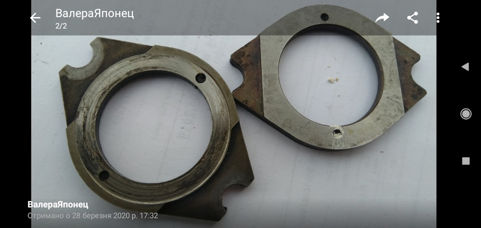 Фланець розподіляла завзятий, його знос. 1