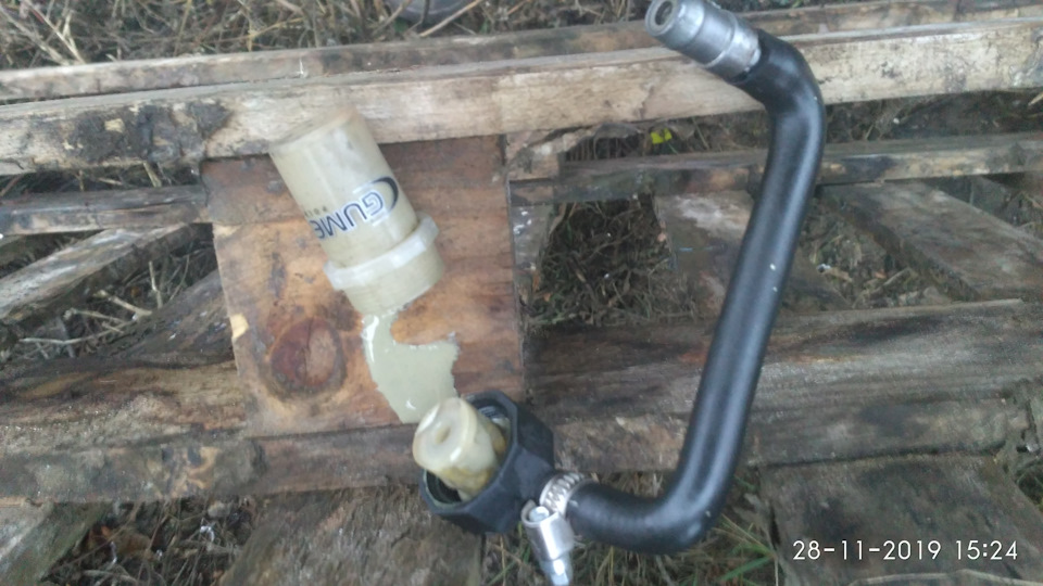 Олія та гази з трубки щупа 3