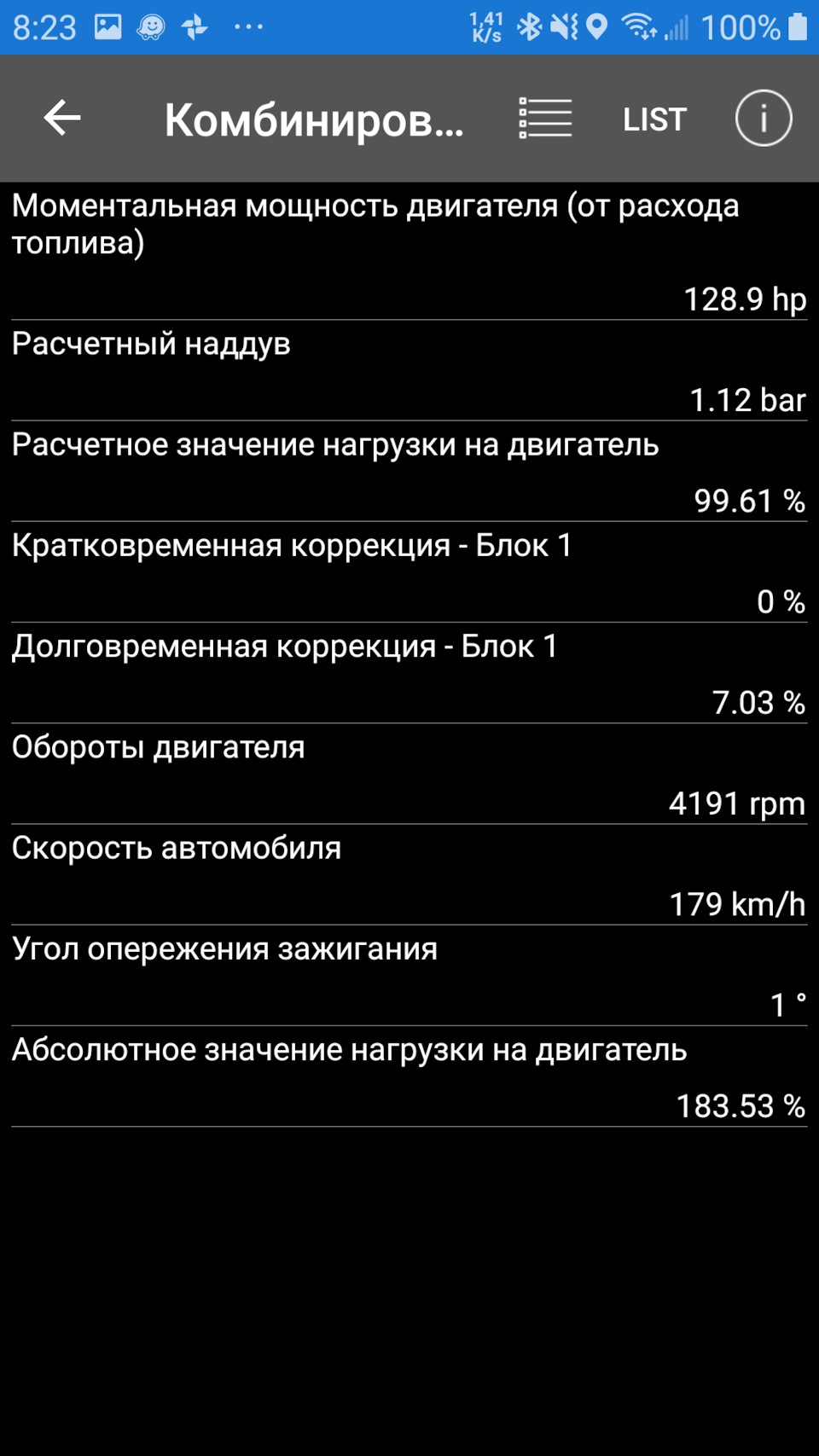 Розгін з параметрами 1