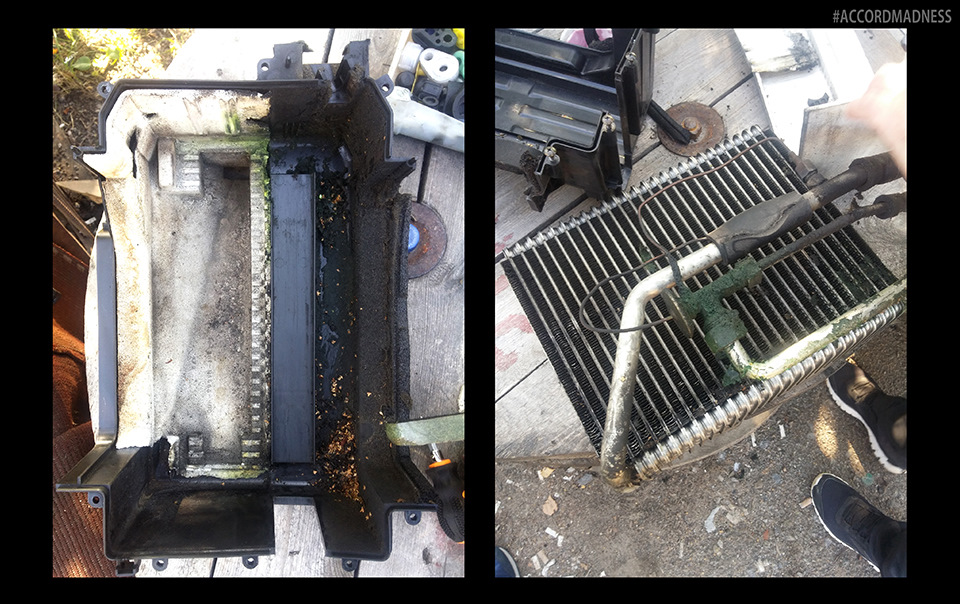 Випарник дав текти/ Evaporator leaked. 1