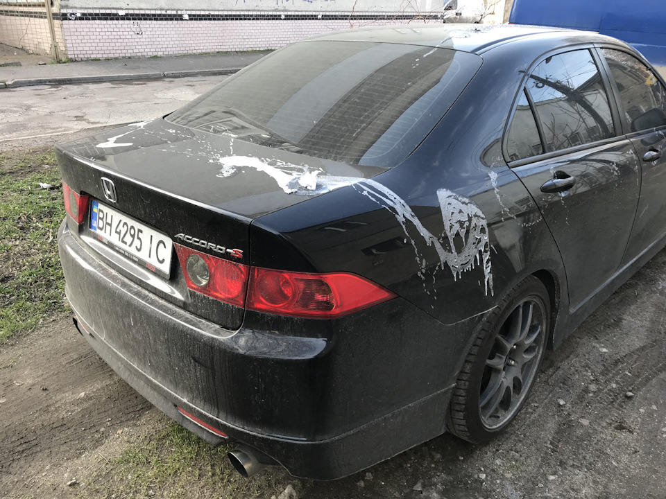 Облили тачку розчинником :( 2