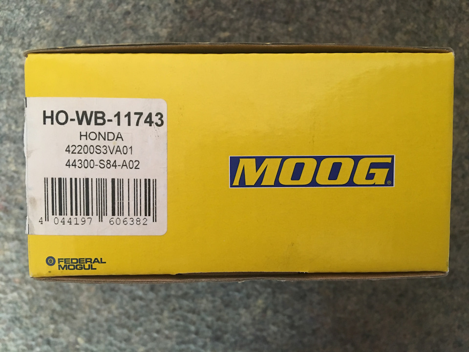 Підшпиник маточини MOOG 2