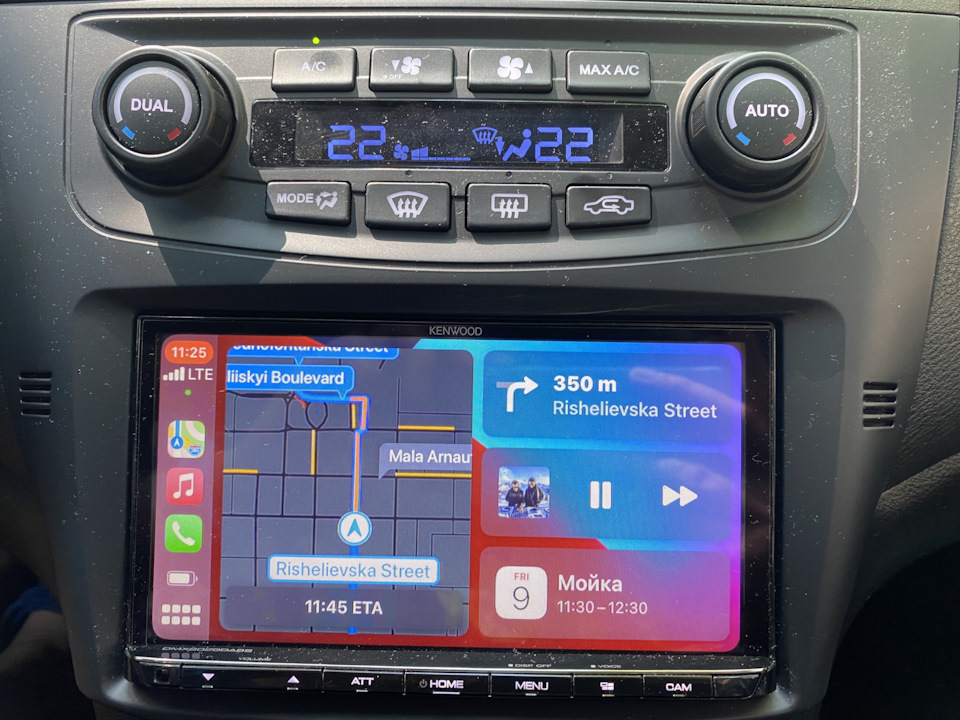 PAC + Kenwood з CarPlay через 3000 км 2