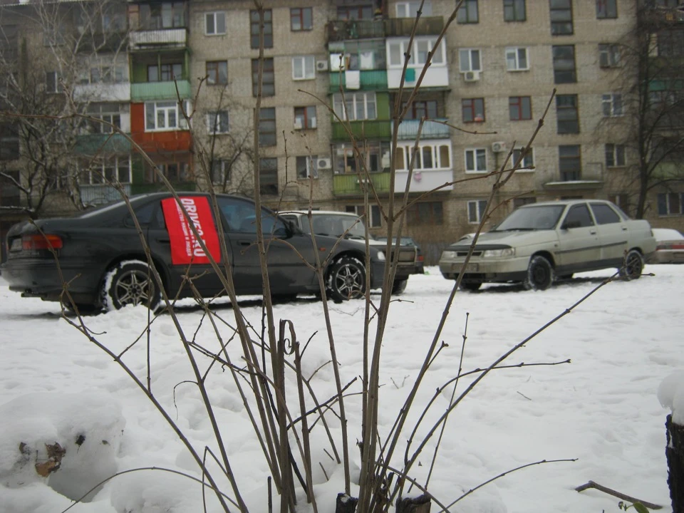 на подвір'ї
