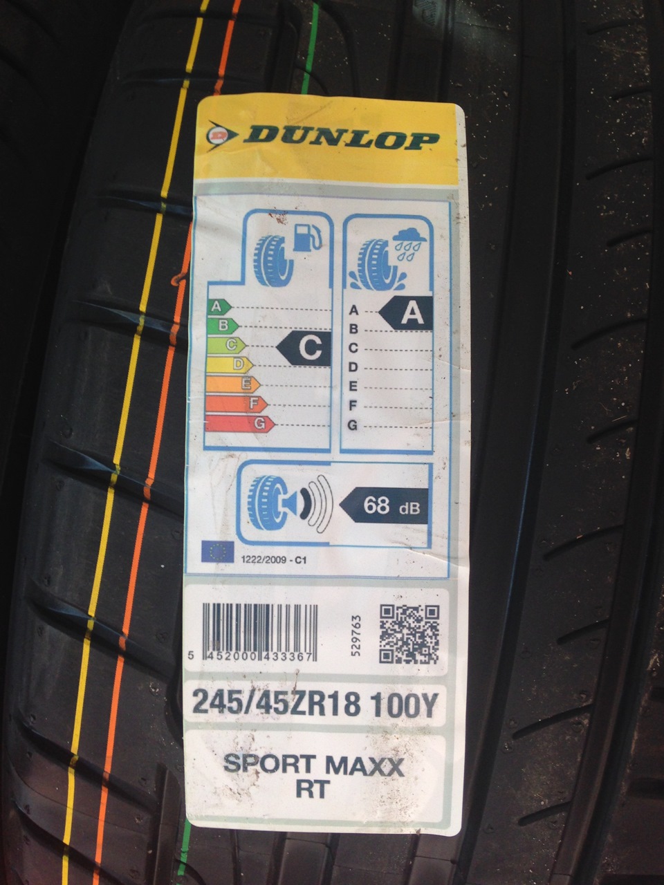 Dunlop SP Sport Maxx RT 2