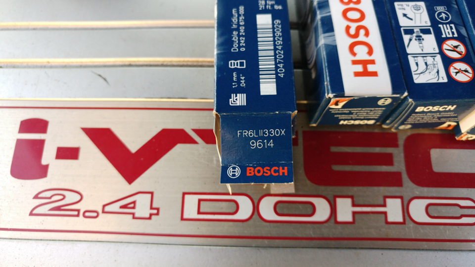 Заміна свічок на Bosch double iridium FR6LII330X 2