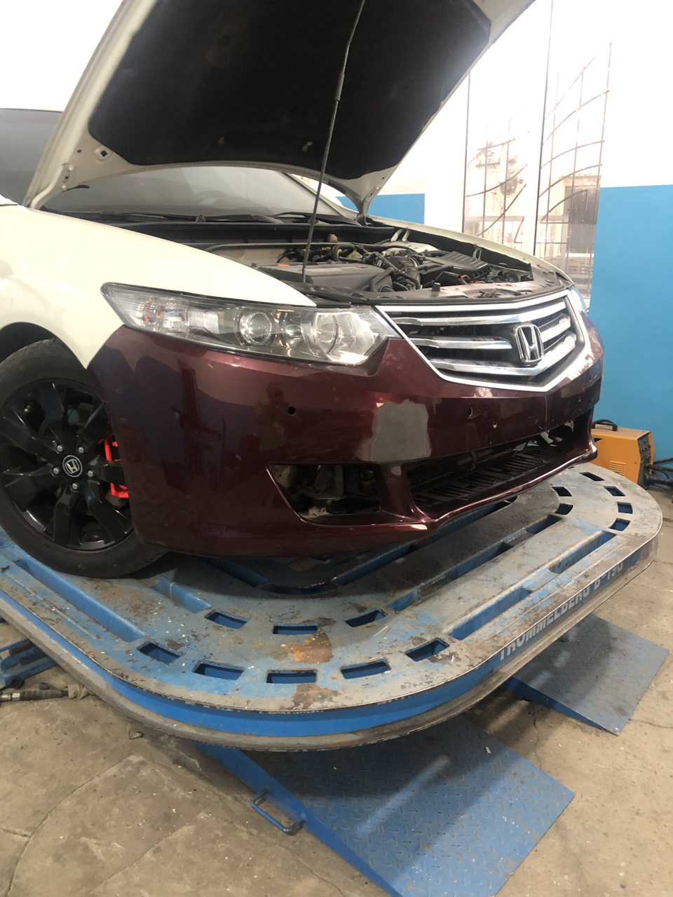 Ремонт бампера Honda Accord ч. 2. 1