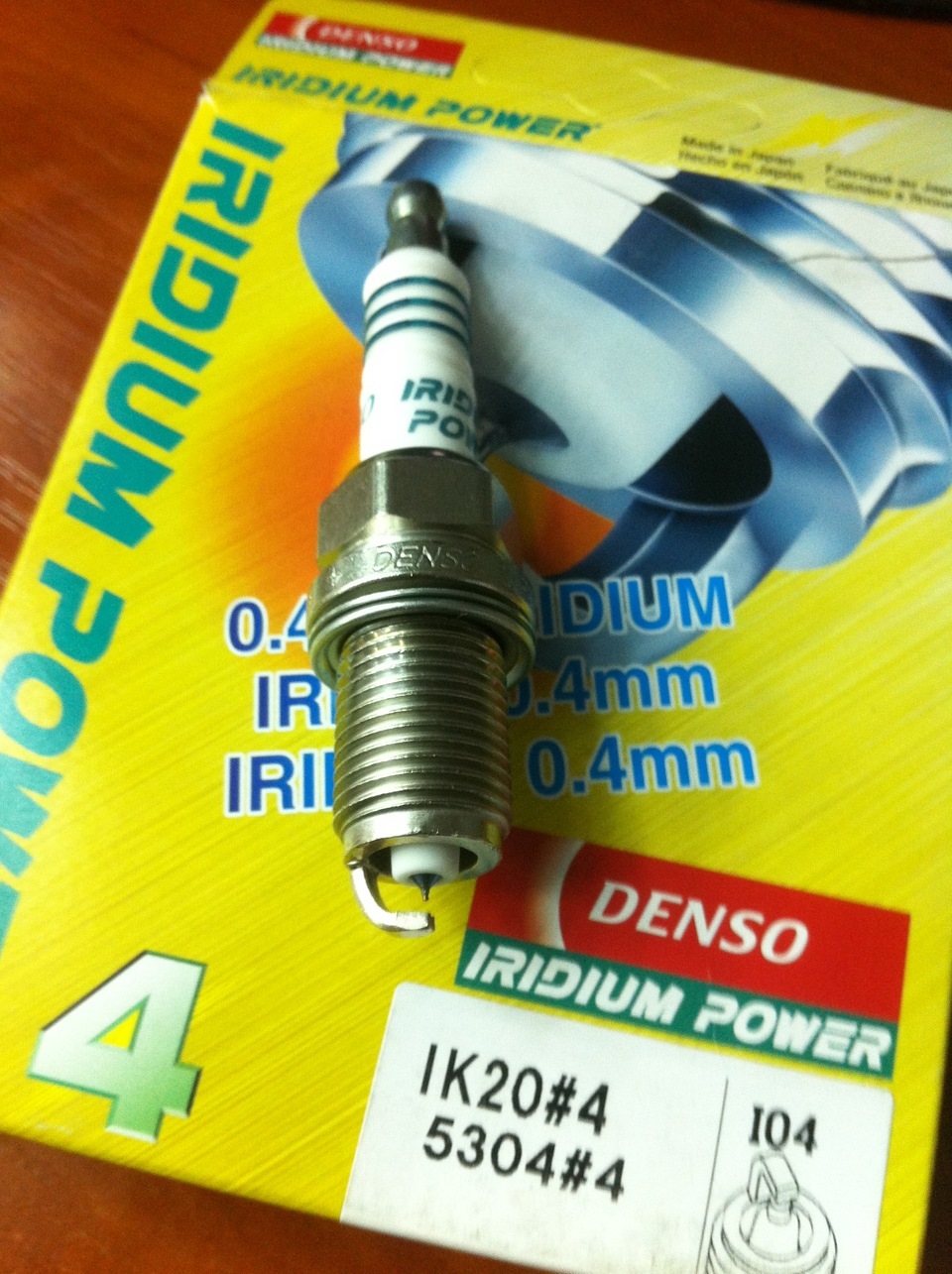 От вирішив замінити свічки на Denso IK20 1