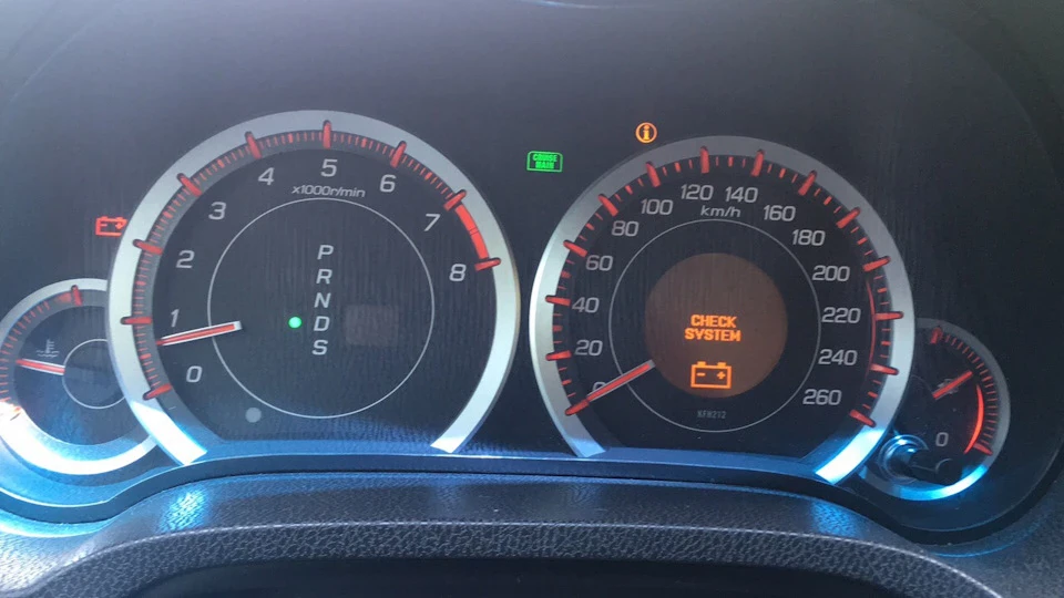 Заміна генератора Honda Accord: помилка електромережі Check System🔋