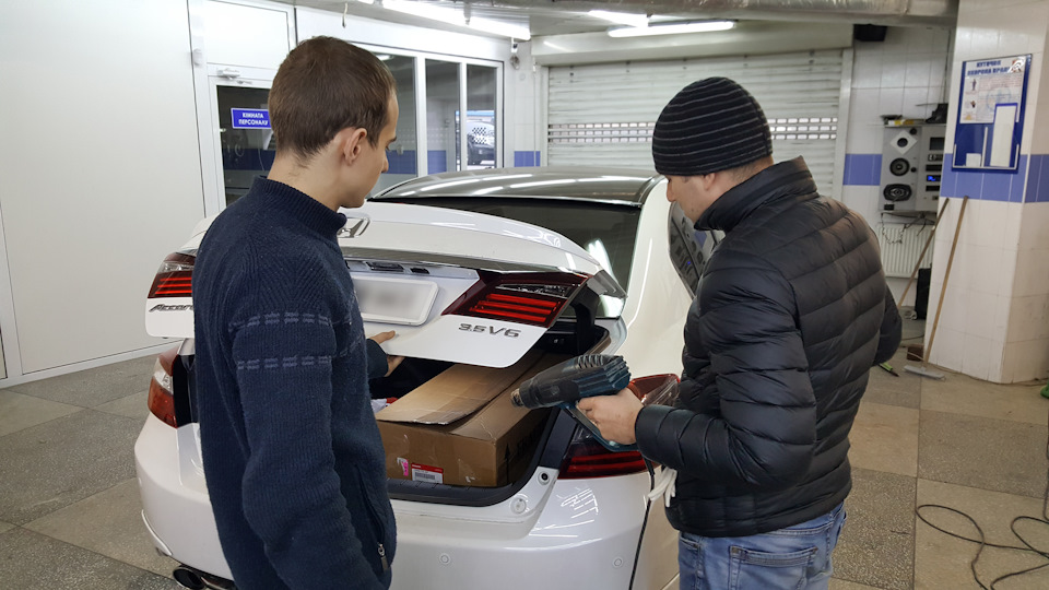 1.2 Колір настрою RESTYLING (Тонування хрому та броні задніх ліхтарів Accord 2017 \ TAILLIGHT/LICENSE LIGHT) 2