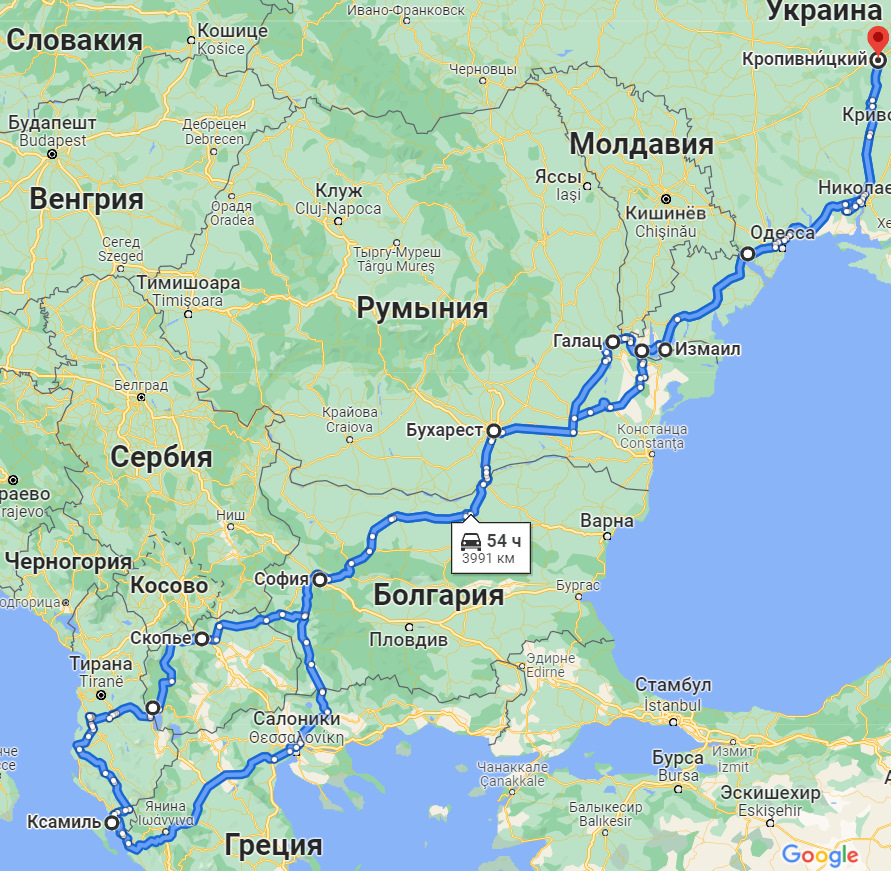 Автопригода по Європі, що перейшла в смуток… (Албанія) 1