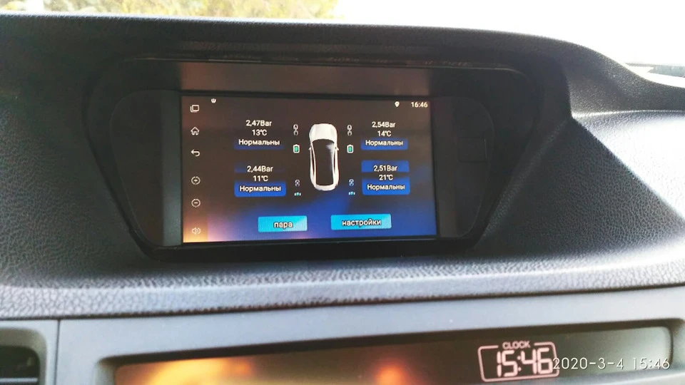 TPMS на штатний екран