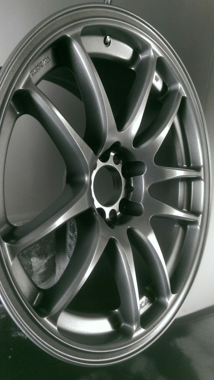 Вага дисків cr kai R18 9.5J і фарбування gunmetal mat 2