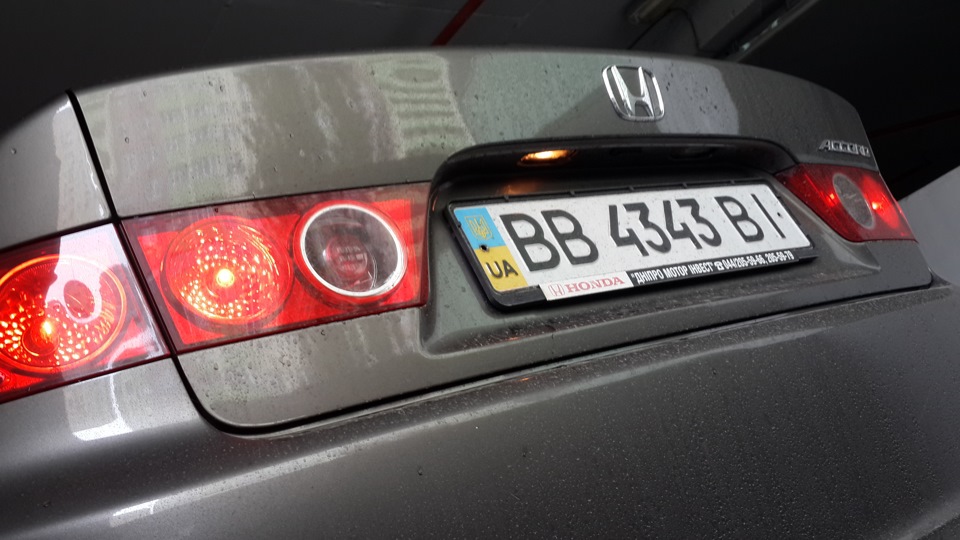 Світлодіодне підсвічування заднього номера 2