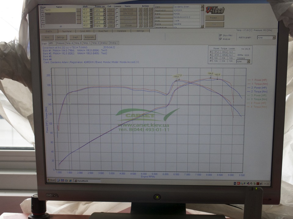 H24A DOHC VTEC на dyno... 4