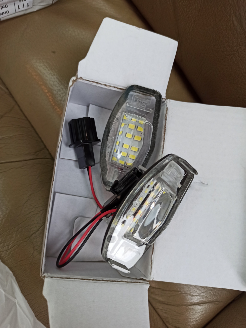 Led підсвічування номера 1