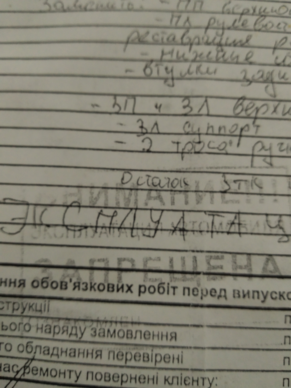 Вердикт: Експлуатація автомобіля заборонена! 1