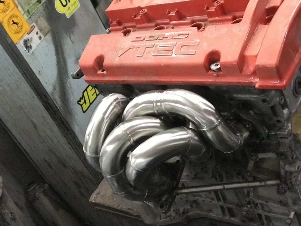 accord cc7 + Turbo H22 частина2 (колектор частина2/шпильки ARP) 4