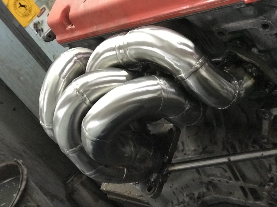 accord cc7 + Turbo H22 частина2 (колектор частина2/шпильки ARP) 5
