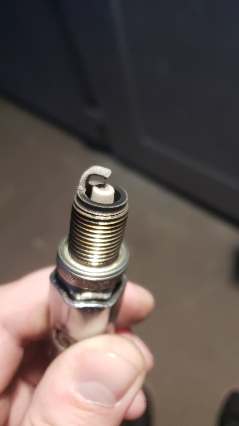 Iridium Denso IK20TT після 46000 пробігу на газу 3