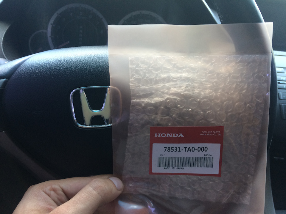Емблема (логотип, знак) на кермо Honda Accord CU1. Частина 1 4