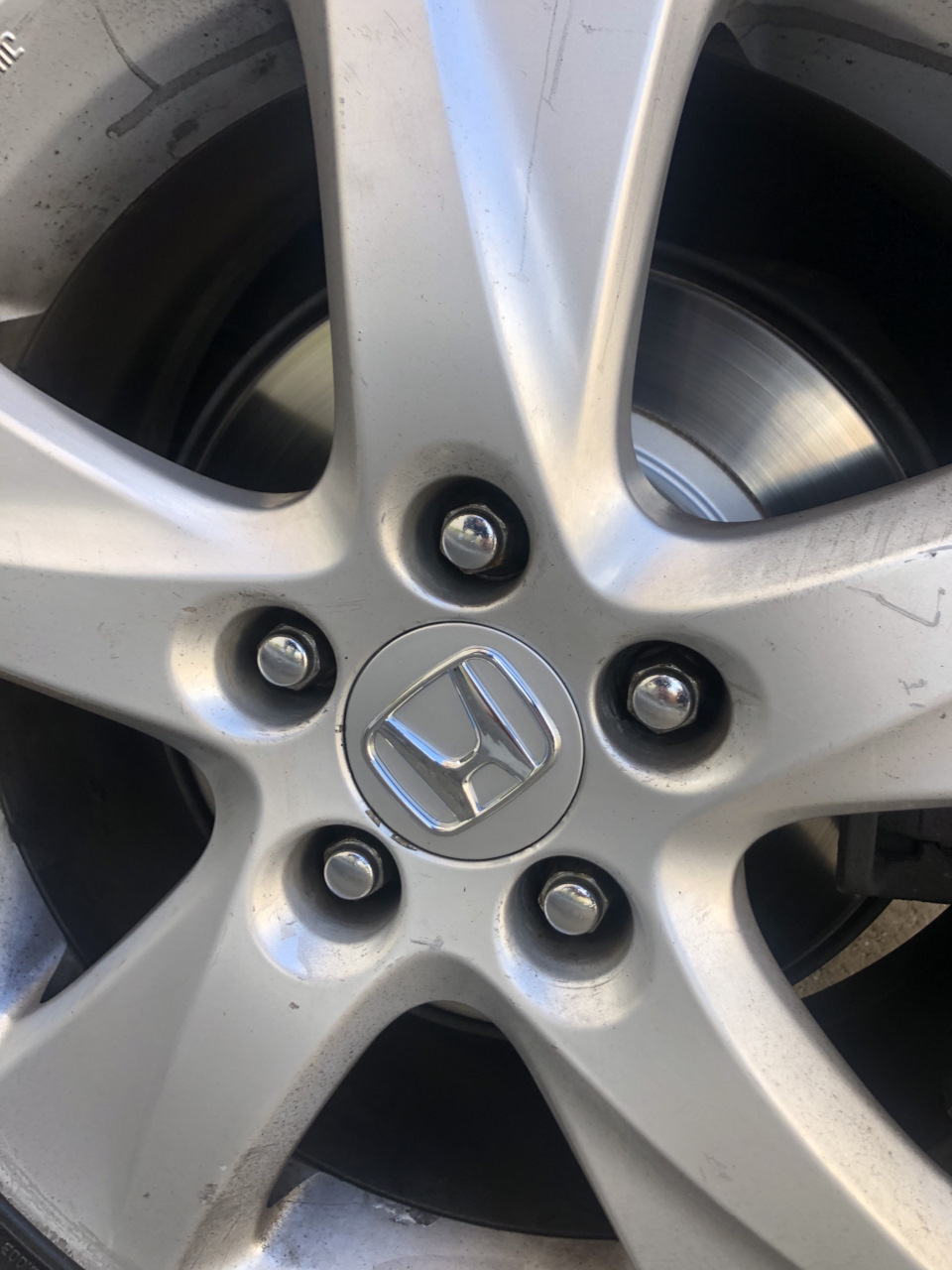 Ковпачки (заглушки) дисків OEM Honda R17 Enkei 3