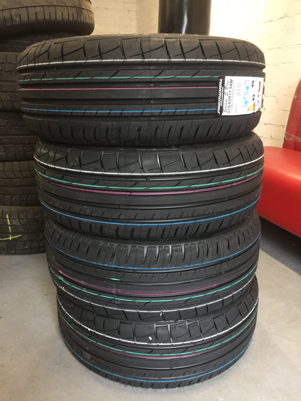 Нова літня гума premirri solazo S plus 215/55 R17 індекс 94w (640 навантаження /240 км) 3