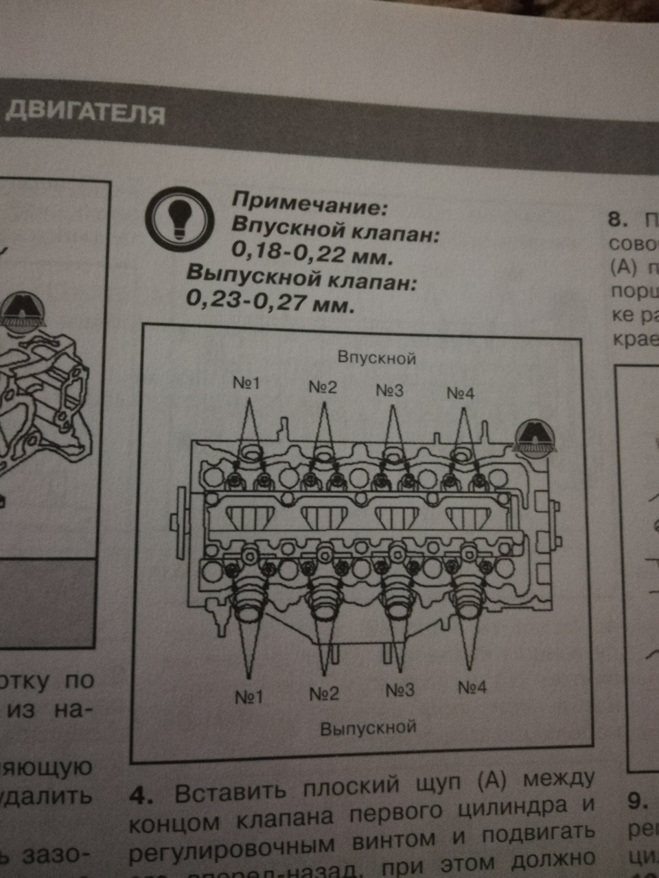 регулювання клапанів 2