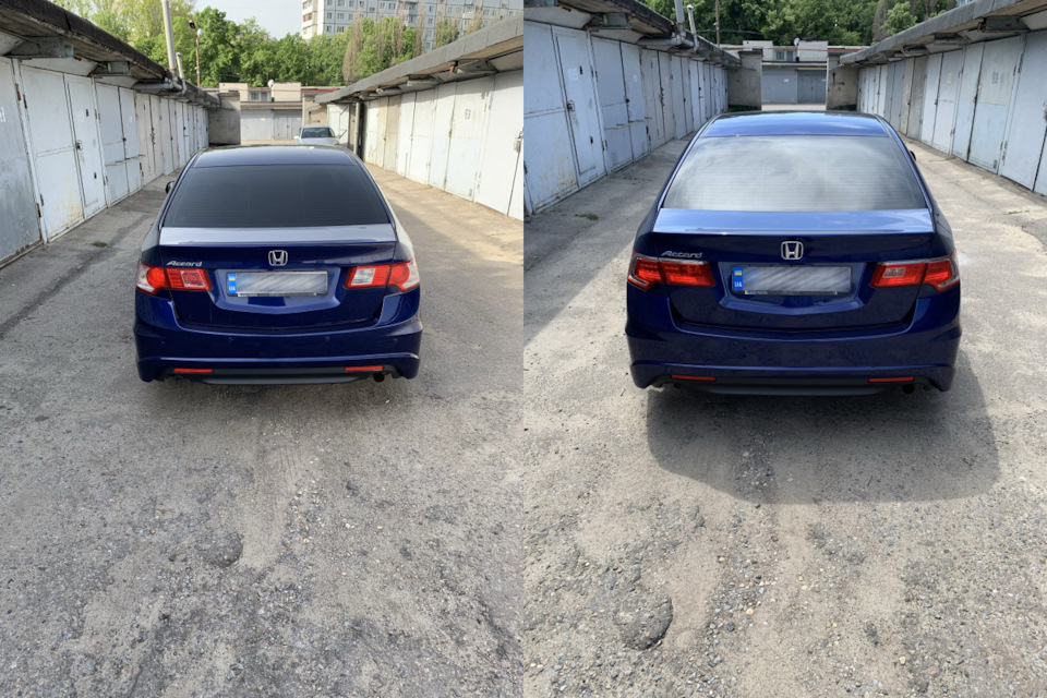 #7 Led оптика Honda Spirior темний хром 1