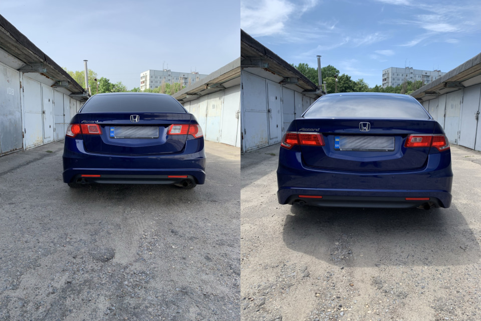 #7 Led оптика Honda Spirior темний хром 2