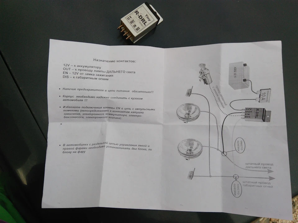 R-drl DHO дальний +30