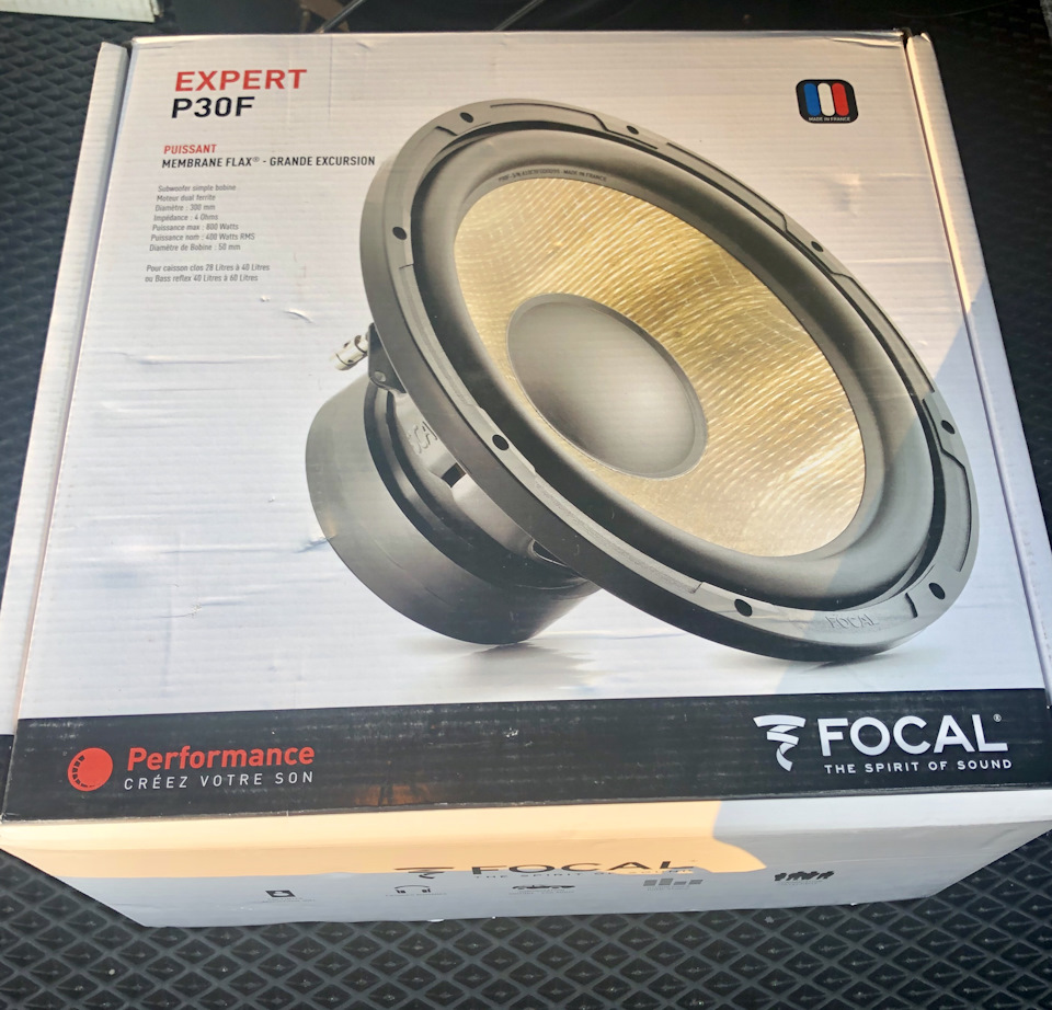 Новий саб, Focal P30F - музична 12ка 1