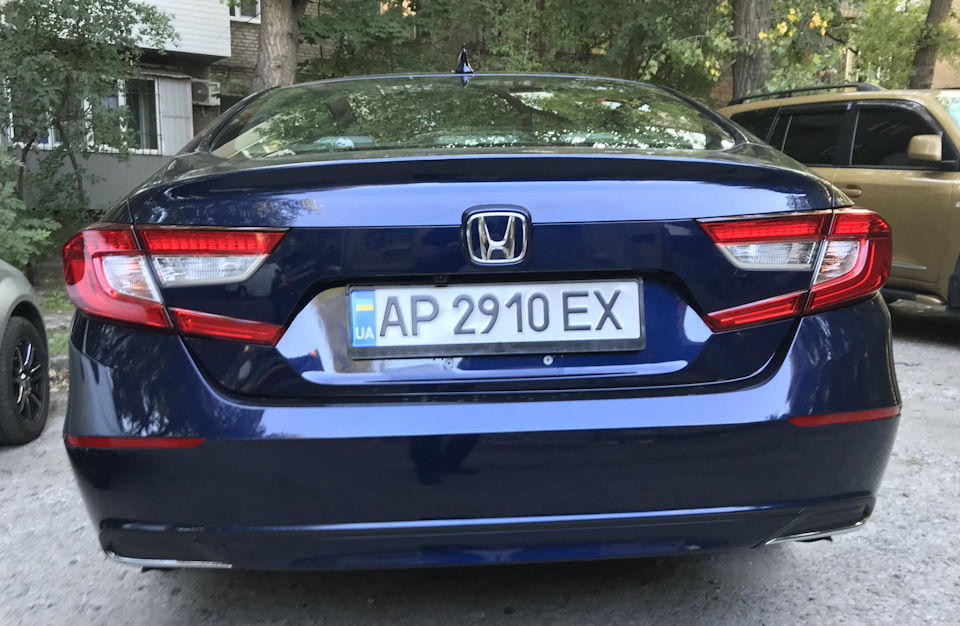 Заміна заднього номера на американський формат 1