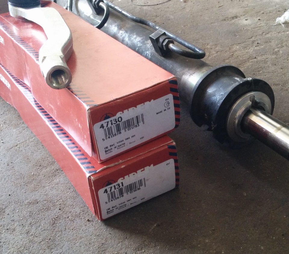 Заміна рейки гідропідсилювача керма 2