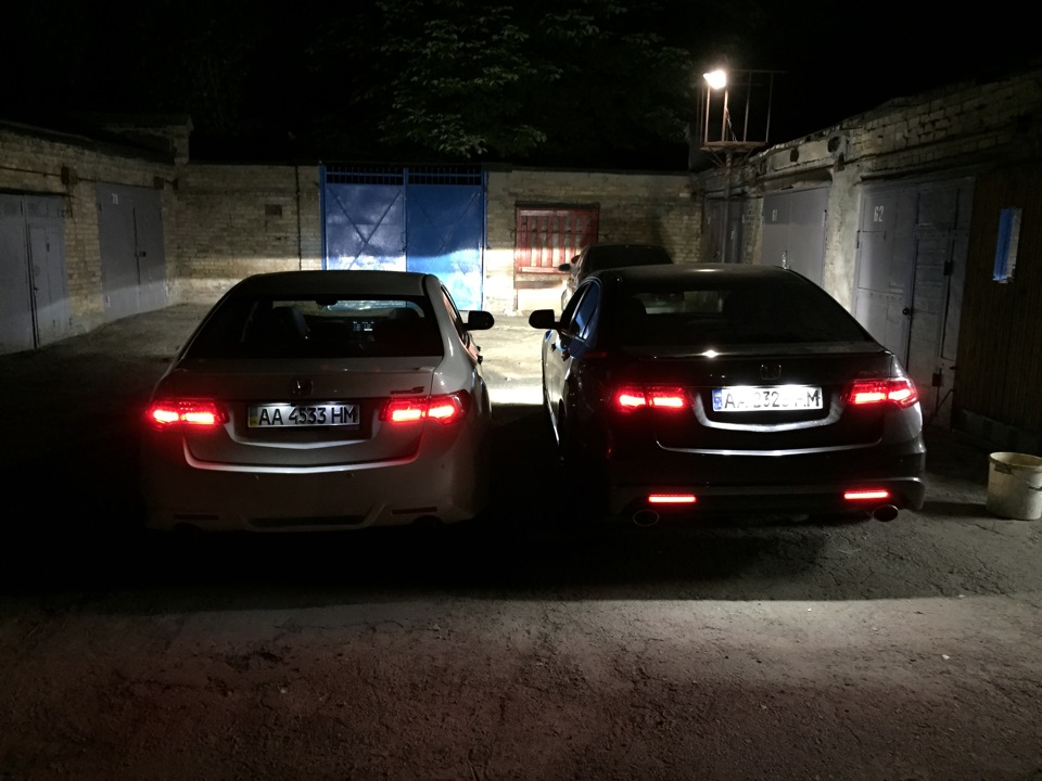 Встановлення нової оптики Led від Honda Spirior з темним хромом 2