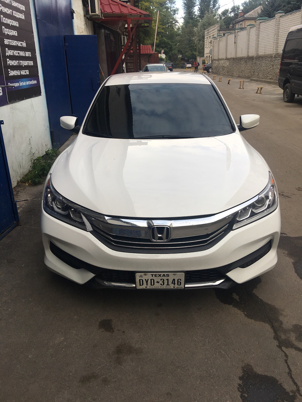 Тонування та led лампи Honda Accord 2016 USA 2