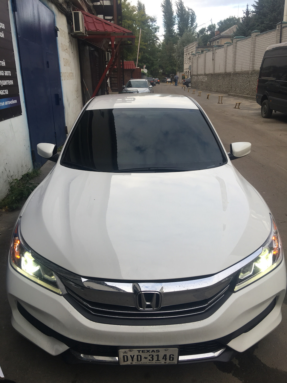 Тонування та led лампи Honda Accord 2016 USA 3
