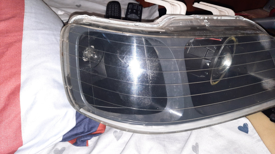 Фари тюнінг, лінзи, led габарити honda civic 2