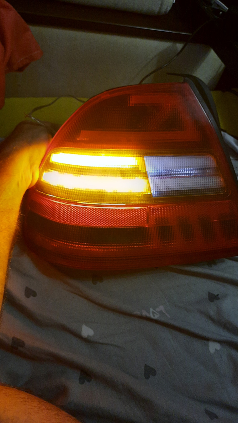 Ліхтарі, тюнінг, led, honda civic fastback 4