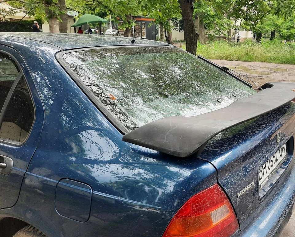 Спойлер honda civic ma