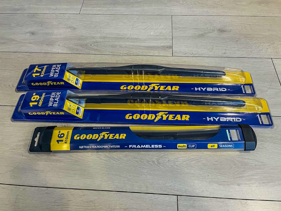 49. Заміна двірників на Goodyear 1