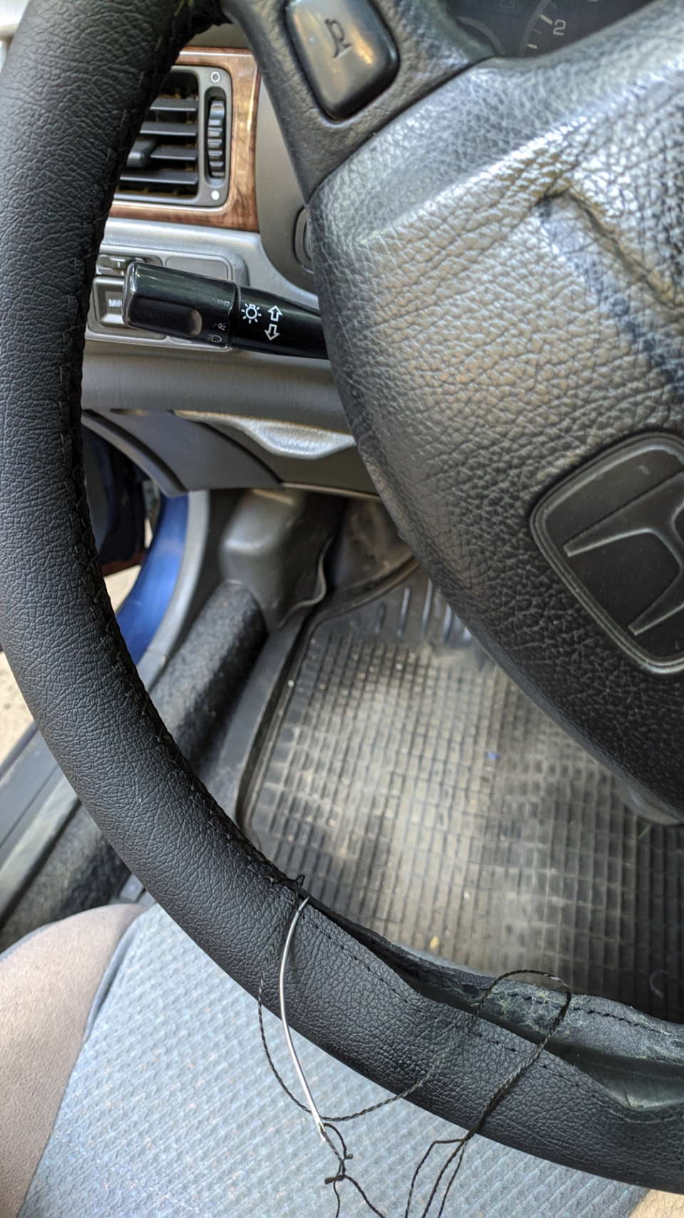 Перетяжка керма Honda civic самостійно 3