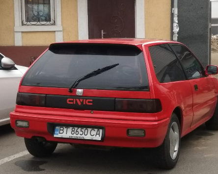 Наклейка civic 3
