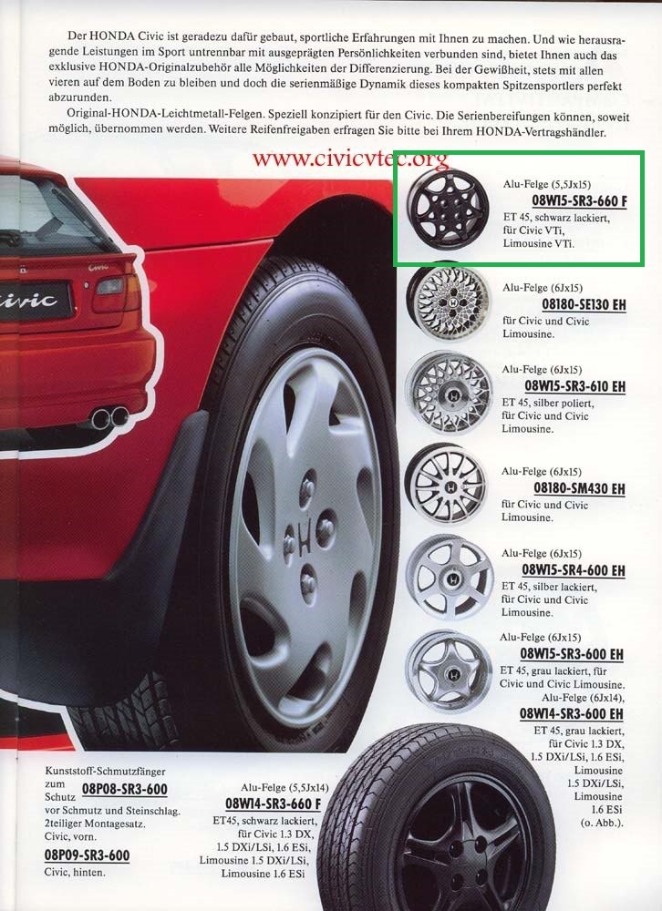 OEM VTi Wheels (Optional EDM) 1