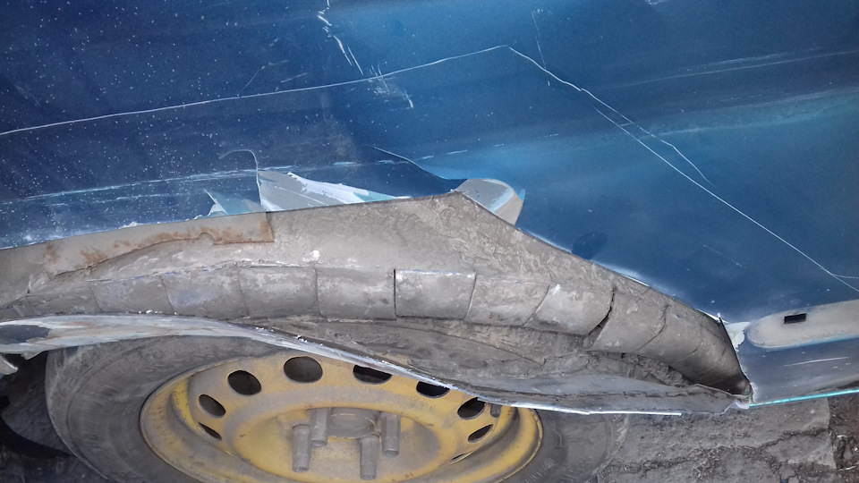 Rear Quarter Panel Replacement 4
