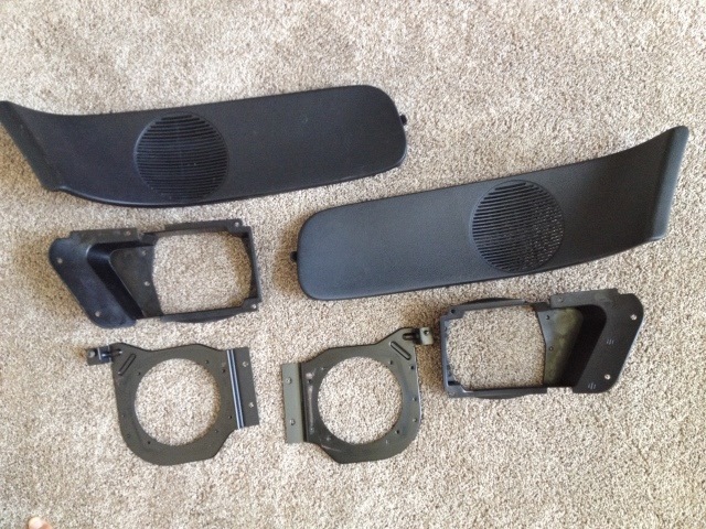 Rear Speaker Cover Trim Panels (OEM) 2