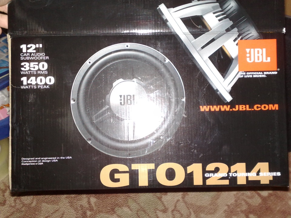 Subwoofer JBL GTO1214 1