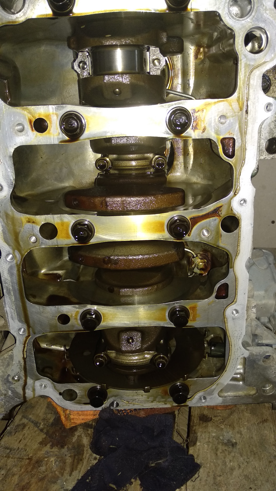 Розбірка та дефектування двигуна - кривошип 2