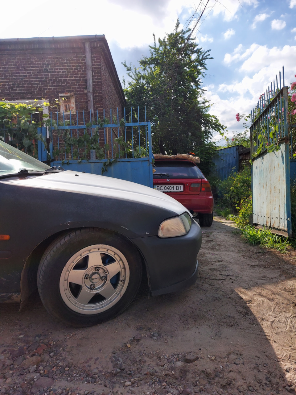 Губа Chevrolet Cruze на civic eg і пластикові крила 5