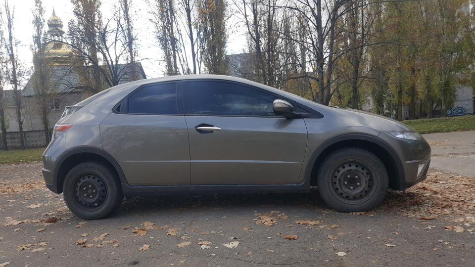 Збільшення кліренсу Honda Civic без простовок. 5
